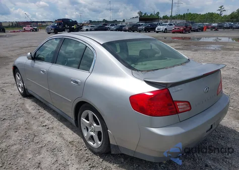 2004 Infiniti G35 from USA, damaged, VIN JNKCV51E64M609175